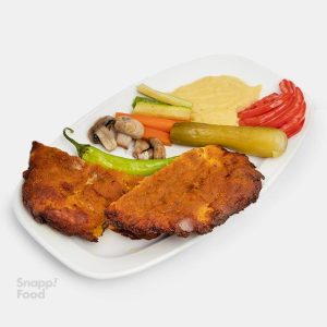 خوراک شنیسل مرغ