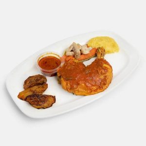 خوراک ران مرغ کامل