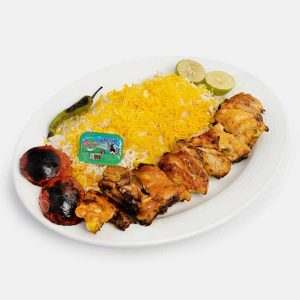 چلوجوجه کباب مخصوص با استخوان